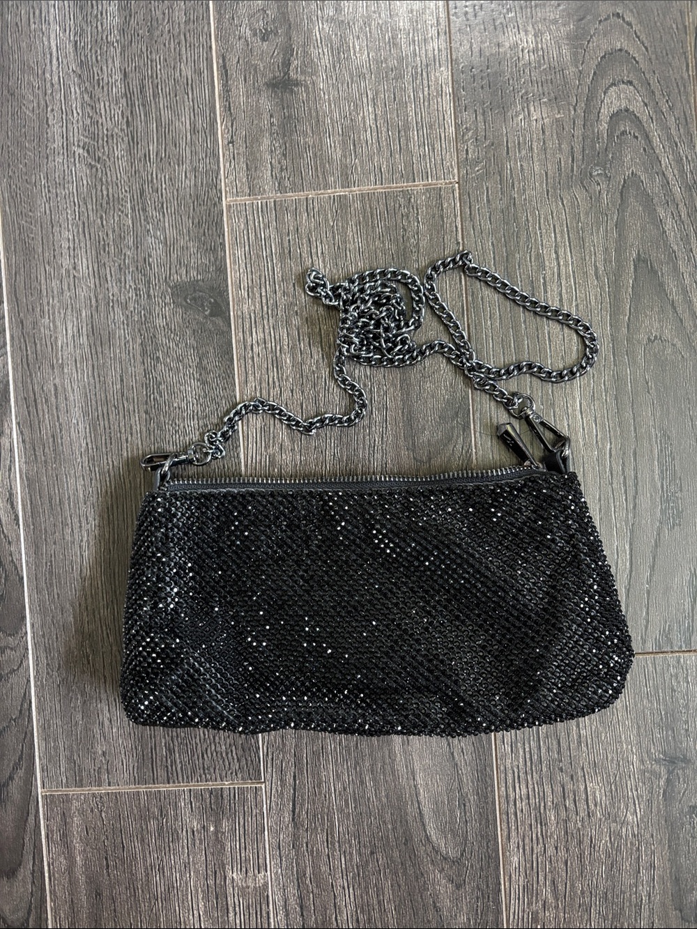 Simply Vera Vera Wang Black Beaded Clutch